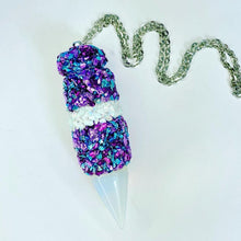 Snuff Pendant With Real Opal