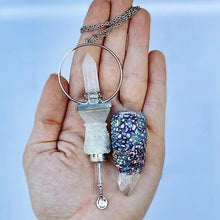 Snuff Pendant With Spoon-Rave Fashion Goddess