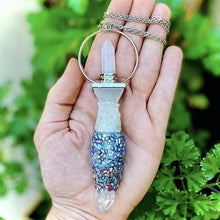 Snuff Pendant With Spoon-Rave Fashion Goddess
