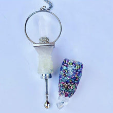 Snuff Pendant With Spoon-Rave Fashion Goddess