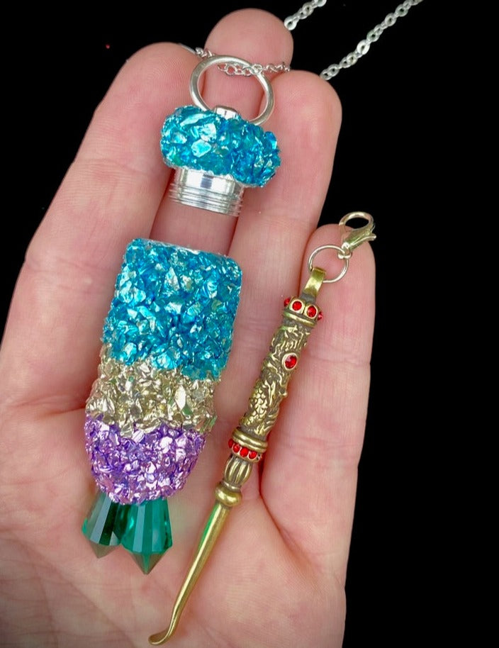 Snuff Spoon - Pill Necklace