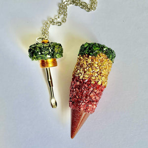Snuff Vial With Scoop