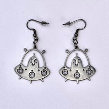 Spaceship Earrings