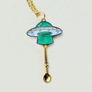 Spaceship Necklace