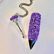 Spoon Pendant Purple