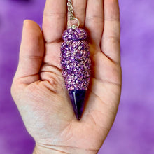 Spoon Pendant Purple