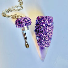 Spoon Pendant Purple