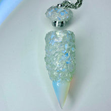 Stash Necklace with Scoop open and without spoon option.