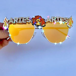 Astrology Gifts Sunglasses ! Zodiac Sign Gifts-Rave Fashion Goddess