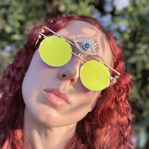 Third Eye Sunglasses-Rave Fashion Goddess