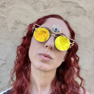 Third Eye Sunglasses-Rave Fashion Goddess