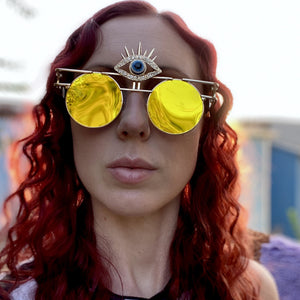 Third Eye Sunglasses-Rave Fashion Goddess