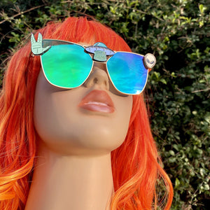 Trippy Sunglasses-Rave Fashion Goddess