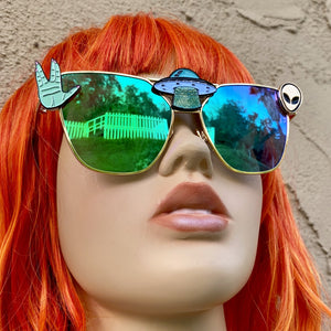 Trippy Sunglasses-Rave Fashion Goddess