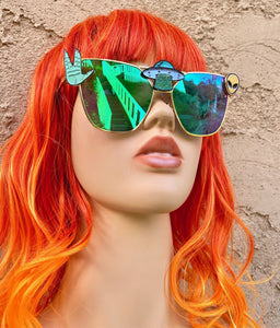 Trippy Sunglasses-Rave Fashion Goddess