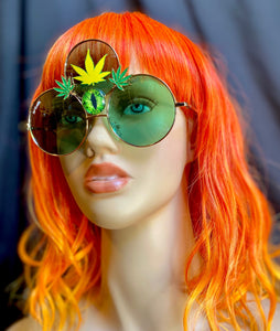 Weed Leaf Sunglasses