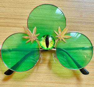 Weed Leaf Sunglasses