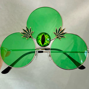 Weed Leaf Sunglasses