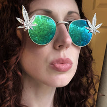 Weed Sunglasses-Rave Fashion Goddess