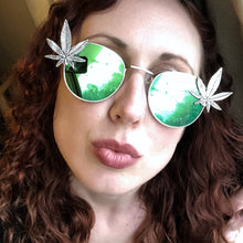 Weed Sunglasses-Rave Fashion Goddess