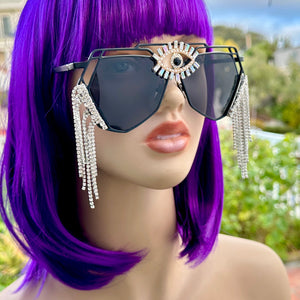 Women's Rhinestone Sunglasses