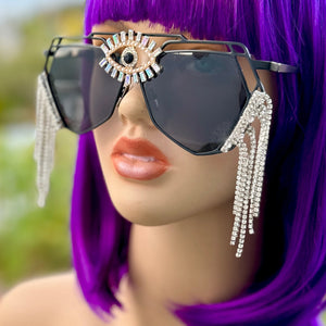 Women's Rhinestone Sunglasses