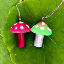 Glass Mushroom Necklace