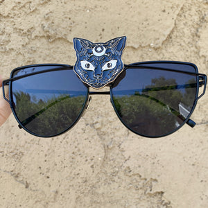 Black Cat Sunglasses-Rave Fashion Goddess