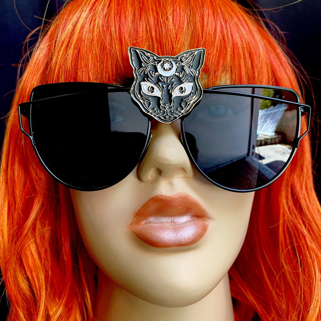 Black Cat Sunglasses-Rave Fashion Goddess