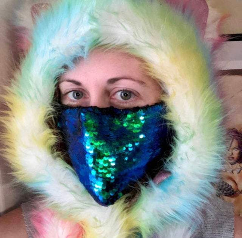 Burning Man Mask-Rave Fashion Goddess