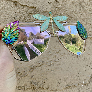 Dragonfly Sunglasses-Rave Fashion Goddess