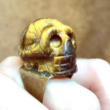 Gold Skull Ring-Rave Fashion Goddess