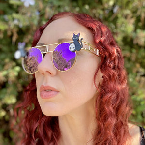 Goth Sunglasses-Rave Fashion Goddess