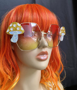 Hippie Sunglasses-Rave Fashion Goddess