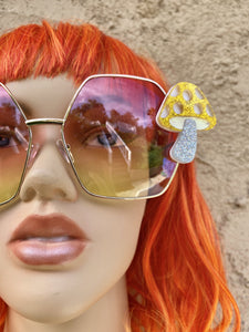 Hippie Sunglasses-Rave Fashion Goddess