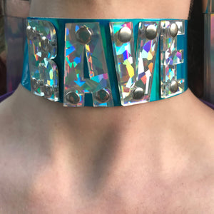 Letter Choker-Rave Fashion Goddess