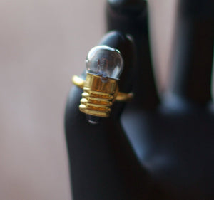 Light Bulb Ring-Rave Fashion Goddess