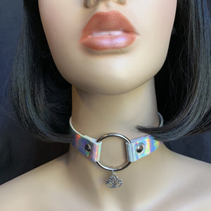 Lotus Flower Choker-Rave Fashion Goddess