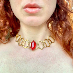 Melisandre Necklace-Rave Fashion Goddess