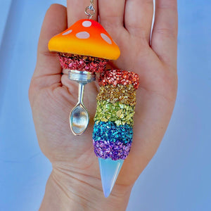 Mushroom Necklace-Rave Fashion Goddess