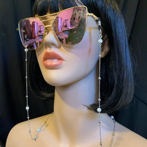 Pearl Sunglasses Chain-Rave Fashion Goddess