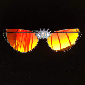 Psychedelic Sunglasses-Rave Fashion Goddess