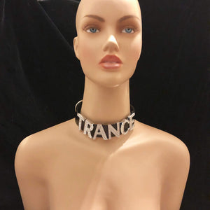 Rhinestone Choker-Rave Fashion Goddess