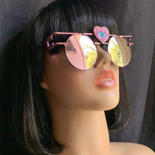 Rose Gold Sunglasses-Rave Fashion Goddess