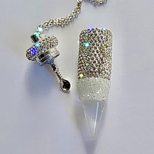 Snuff Vial With Spoon Necklace-Rave Fashion Goddess