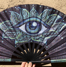 Trippy Hand Fan-Rave Fashion Goddess