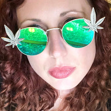 Weed Sunglasses-Rave Fashion Goddess